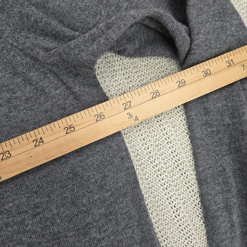 Banana‎ Republic Sweater Mens 2XL Gray V Neck Luxe Knit Pullover Lightweight